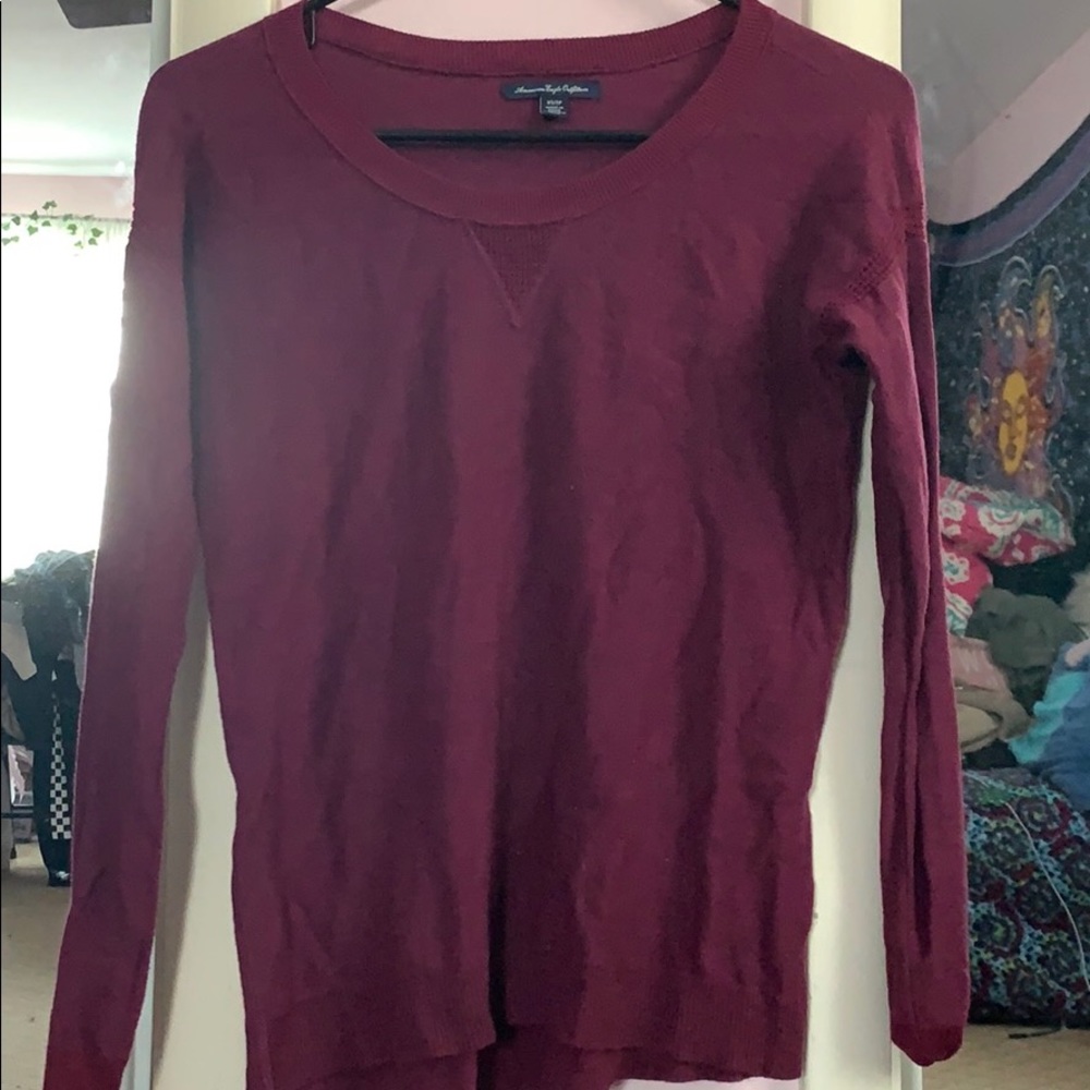 Maroon AEO sweater
